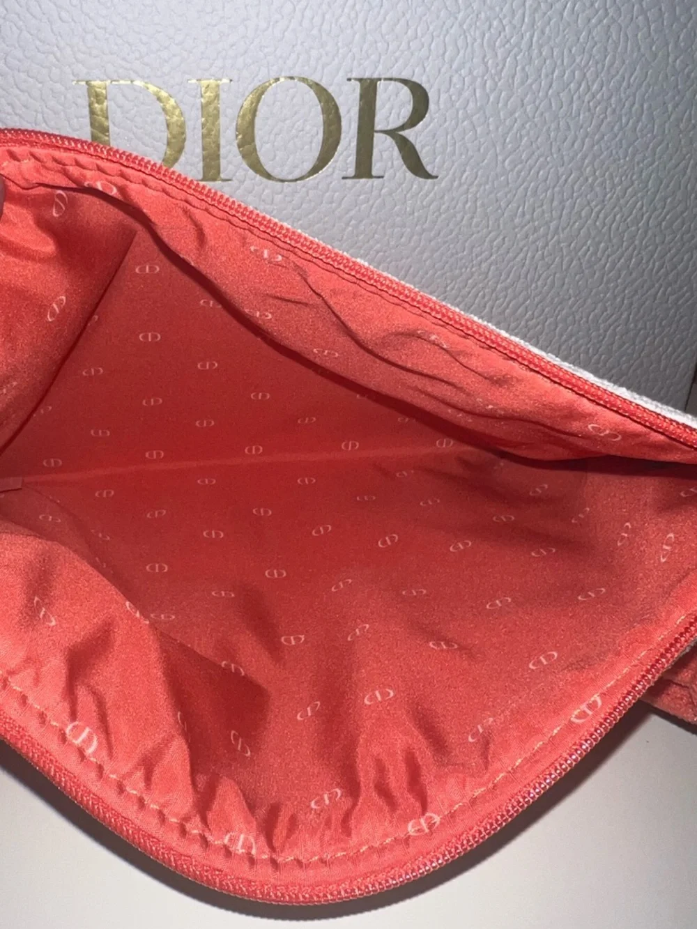Dior Terry Cloth Pouch with Dior Box - Picture 5 of 10